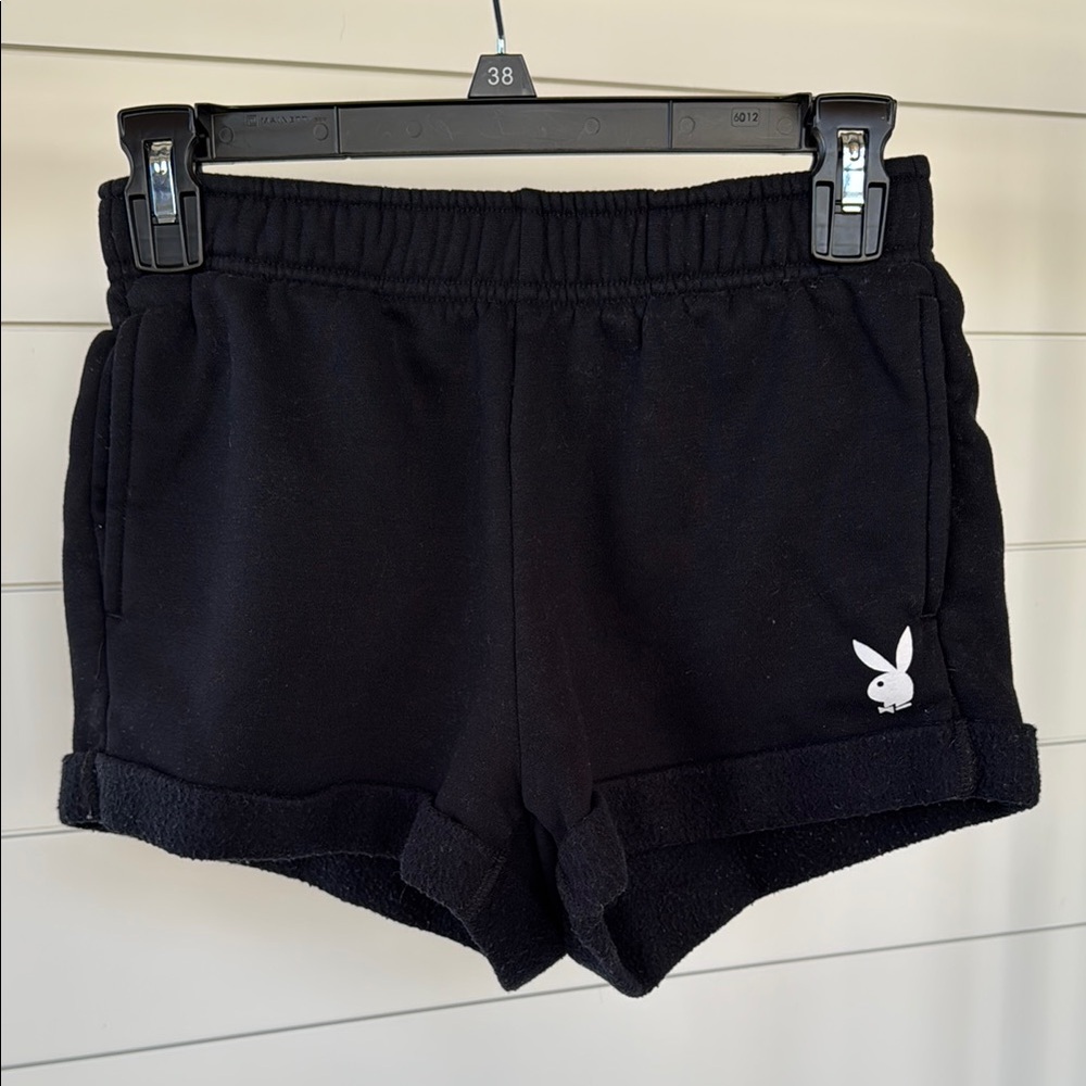 Playboy by PacSun Black Shorts with Bunny Logo Size XS
